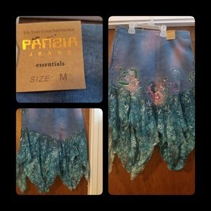 Panzia jeans mermaid skirt